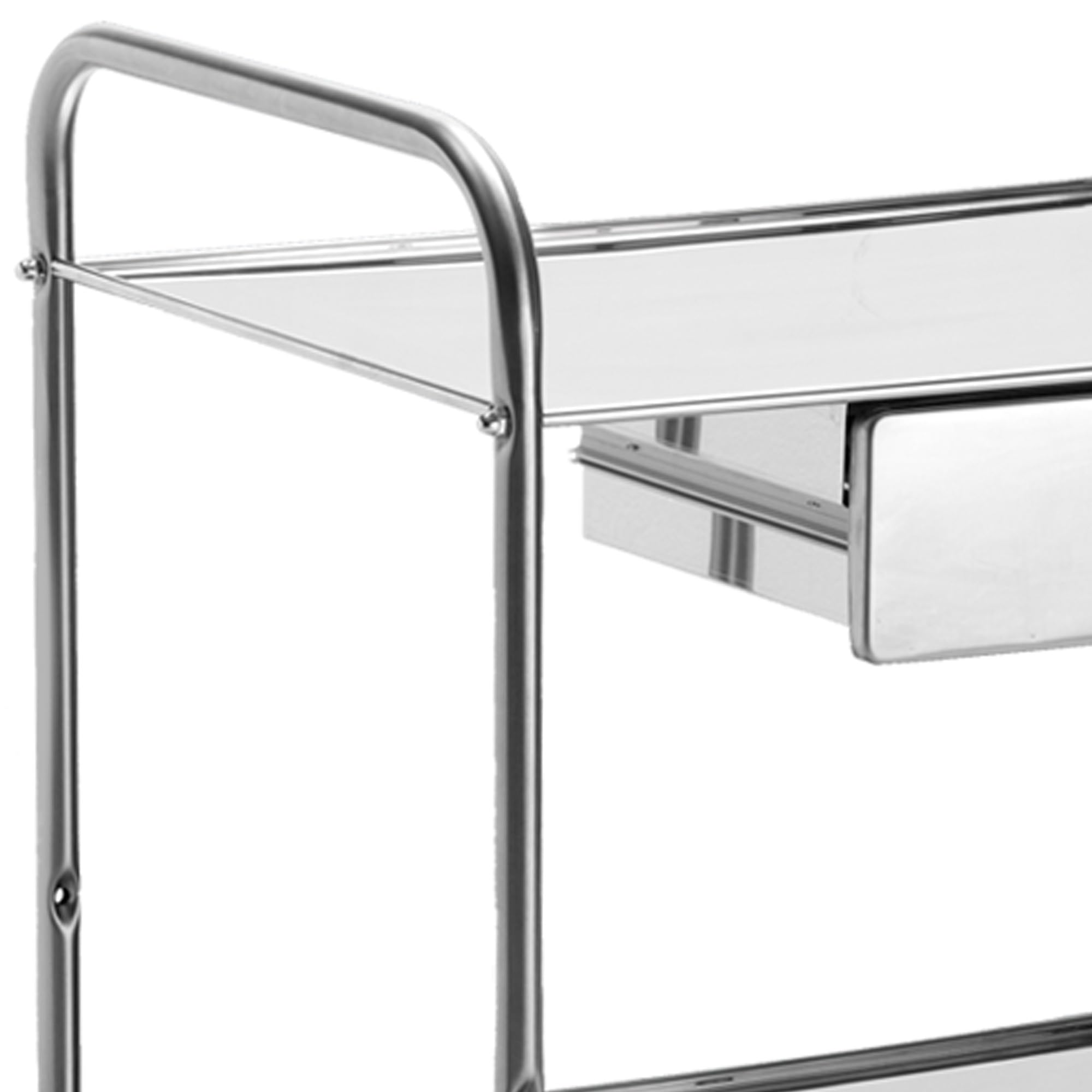 Titanox 45808 Carrello Lancart con Cassetto, 60cm Lunghezza, 40cm Larghezza, 80cm Altezza