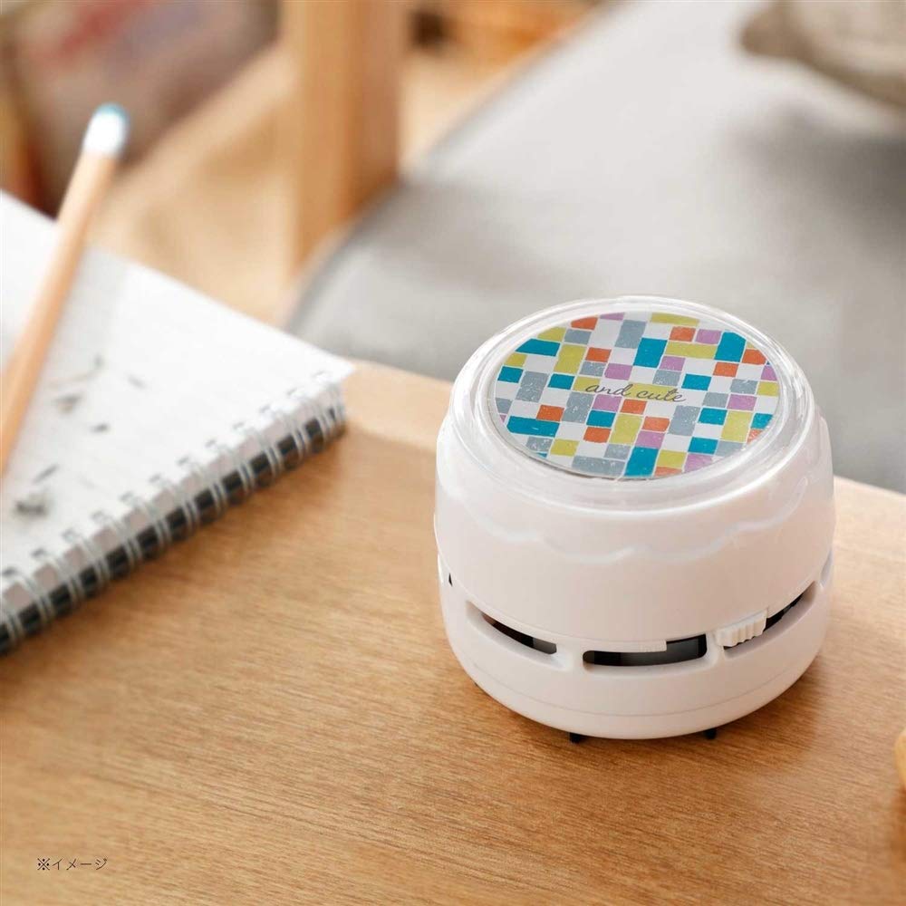 Amazon | 【カインズ】 乾電池式卓上クリーナー デザインパターン3枚