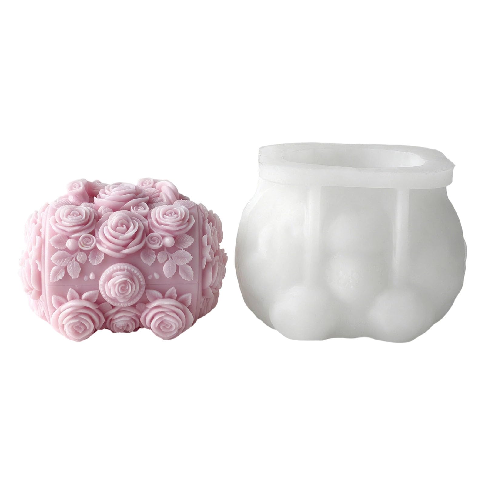 Whoasyst Handbag Silicone Molds Professional Silicone for Making Soap Wedding Decoration Floral Cast