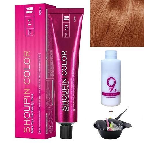 Miniatura 4 de Tinte nutritivo para el cabello sin blanqueador, tinte para el cabello sin amoníaco, champú nutritivo de tinte para el cabello ShouPin, tinte de