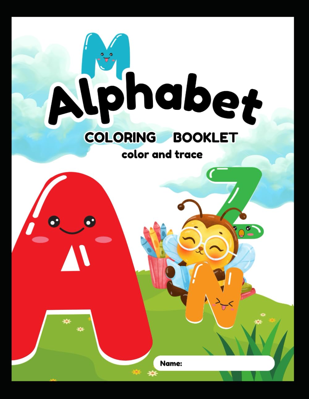 Alphabet Coloring And Trace Booklet