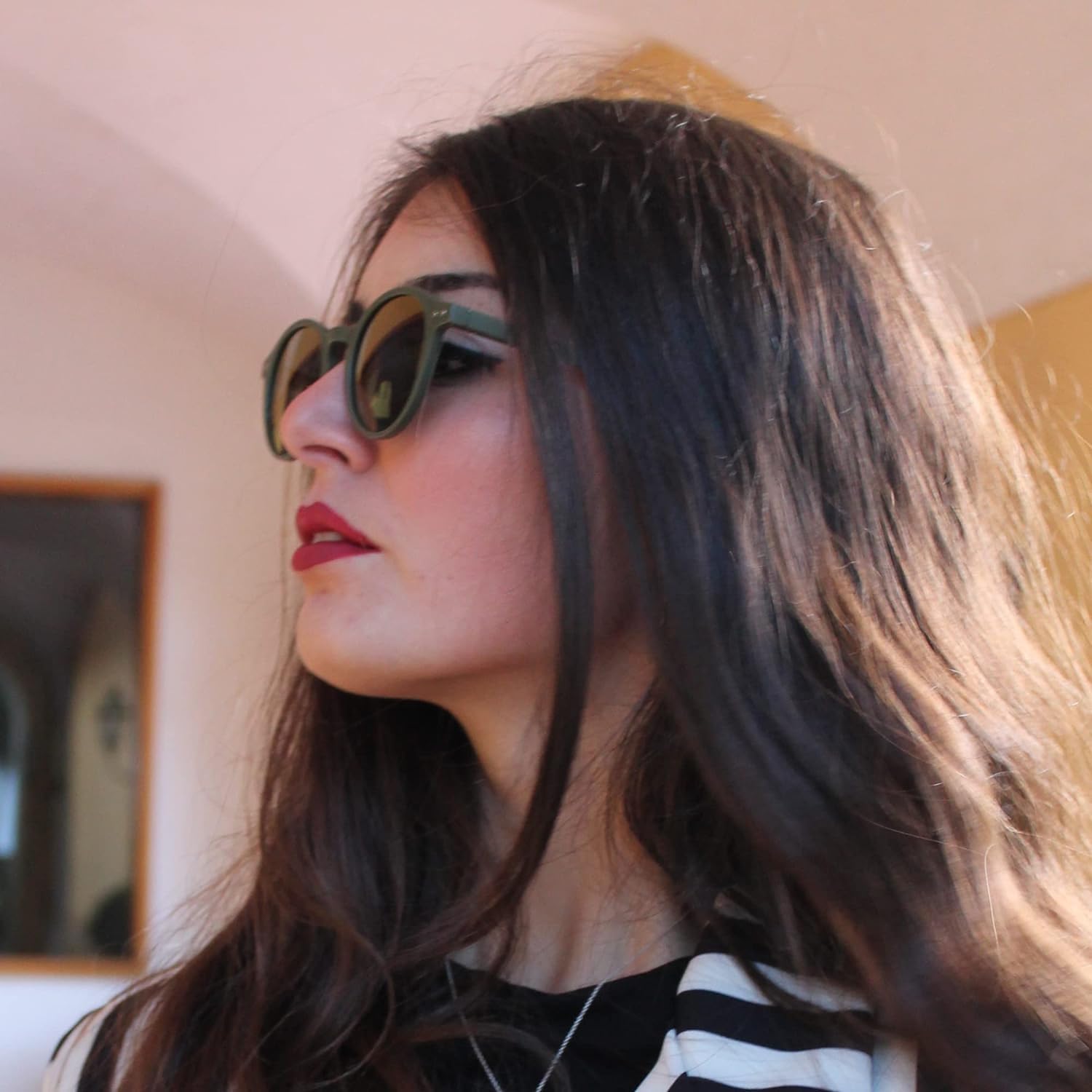 ZENOTTIC Occhiali da Sole Polarizzati Retrò Classici Rotondi Vintage Occhiali da Sole UV400 Montatura da Uomo e Donna