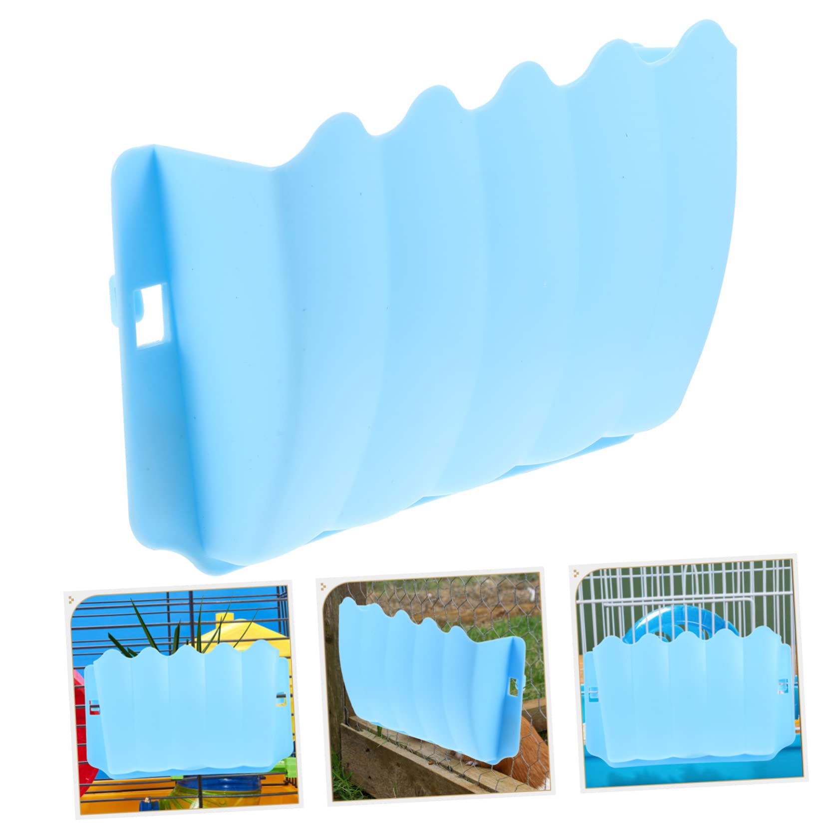 Yardwe 3 Piezas Soporte de de Conejo de Comida para cobayas Plato de Comida para Ratas comedero Hamster Jaula Hamster recipientes para Alimentos Pesebre de Alimentos Bol