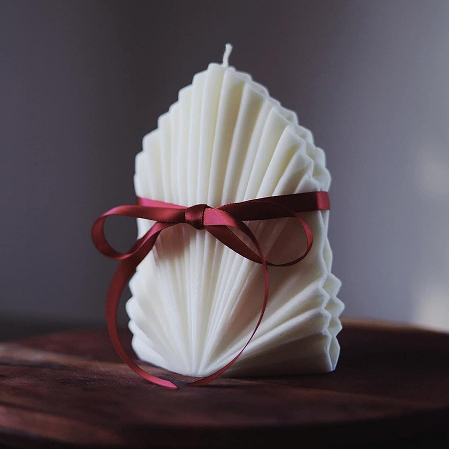 Coral Shell Silicone Candle Mold for Candle Making Large Scallop Silicone Soap Mold Fondant Chocolate Cake Mould Epoxy Resin Casting Mold Home Decor