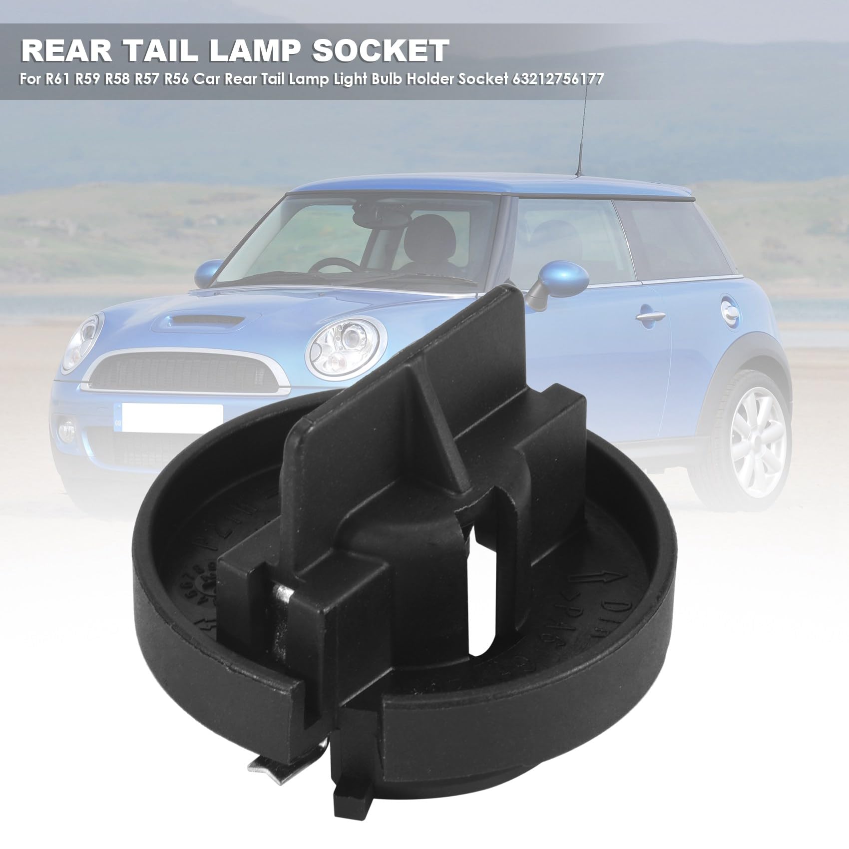 Portalampada Posteriore Per Mini R56 R57 R58 R59 R61 | Ricambio Originale 63212756177 | Facile Installazione - Foto 6