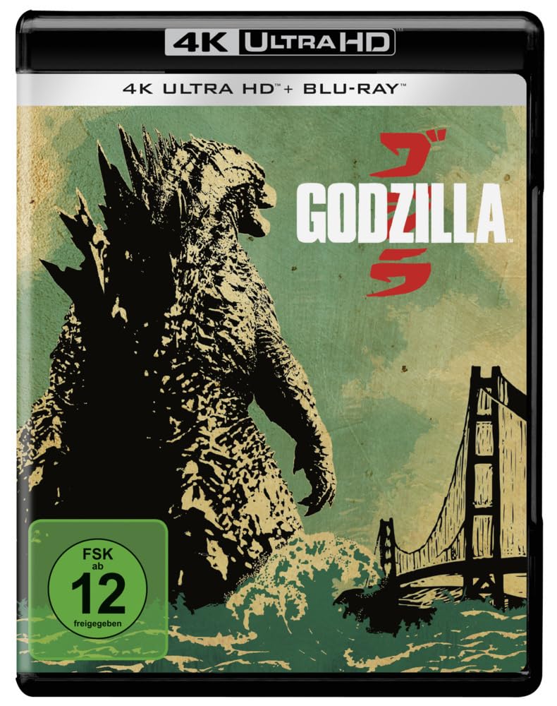 Godzilla 4K Ultra-HD pelicula en Blu-ray 2D version Alemania de coleccion