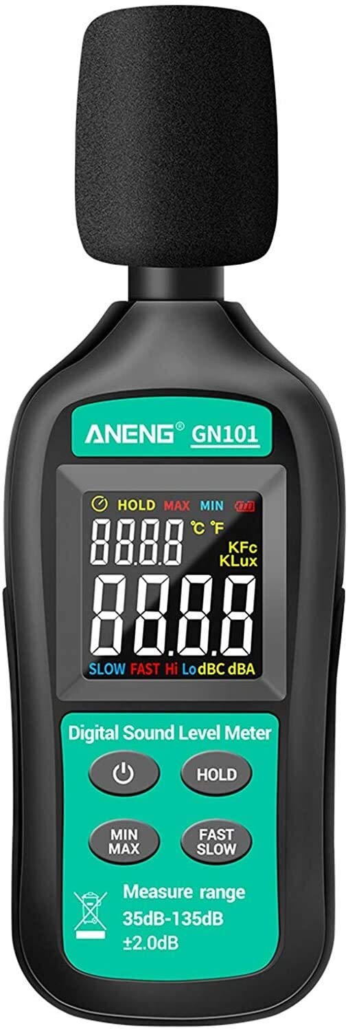 【NOYES】ノイエス Decibel Professional ZXM Digital Noise Meter Sound Level Meter Decibel Monitor Logger