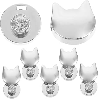 HAPINARY 6 Pçs Interruptor Saco Fecho Fechaduras DIY Saco Acessórios Gato Bolsa Bloqueio Pequeno Gato Fechaduras Saco Gato Fechaduras Bolsa Push Locks Bolsa Fechaduras Sacos Fivela