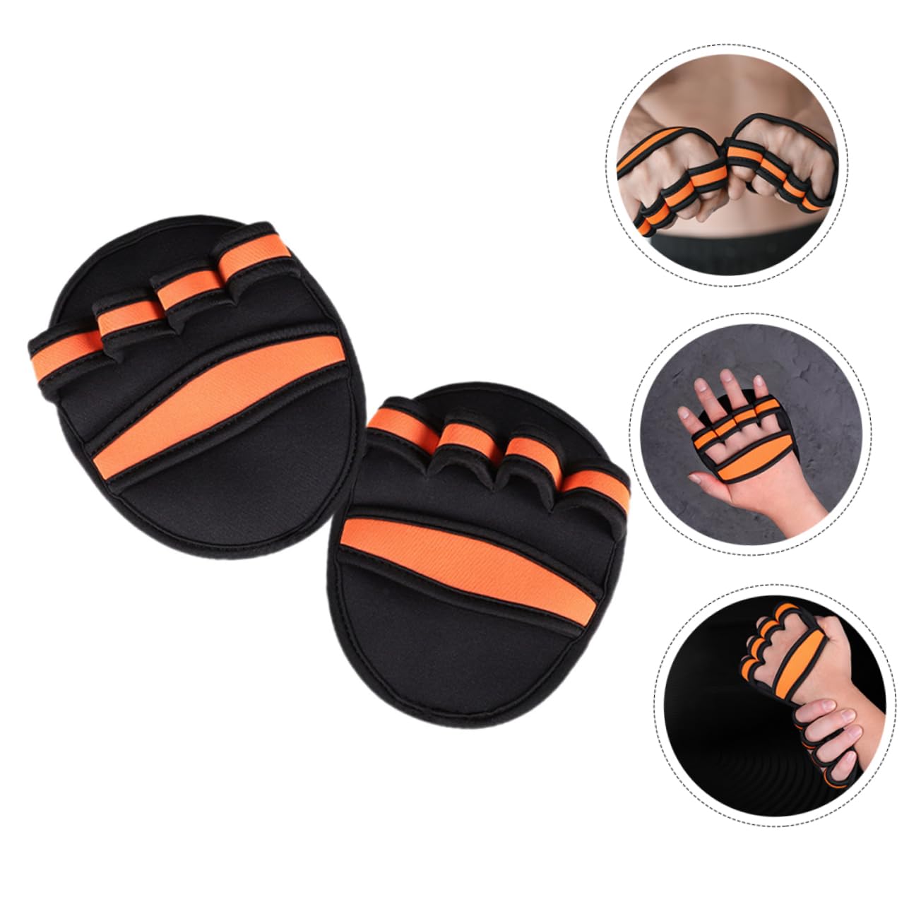Toddmomy 4 Pares Guantes de Levantamiento de Pesas Guantes de Ejercicio para Hombres Asas de Ejercicio Guantes para Hombres Guantes de Mujer Guantes de Levantamiento para Hombres Ajustable