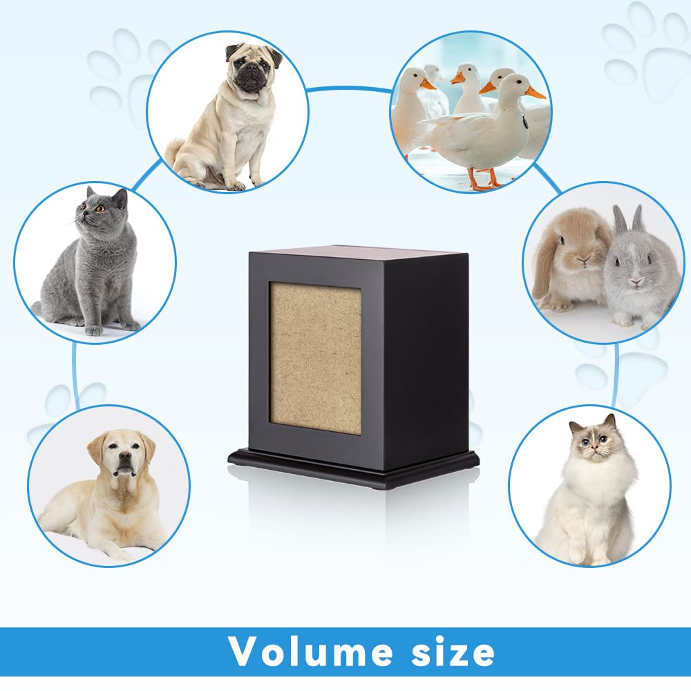 Memodiera Houten urn voor honden - Met Jack Russell Terrièr - 28 cm
