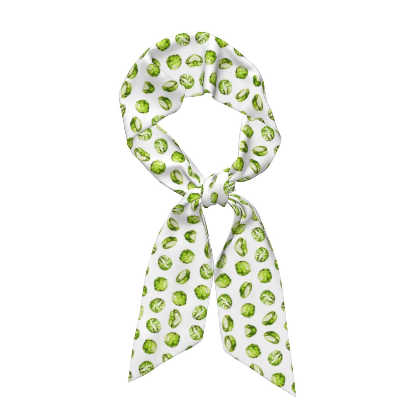 Brussel Sprouts, Neck Scarves, Neckerchief Headband, Women's Fashion Scarf