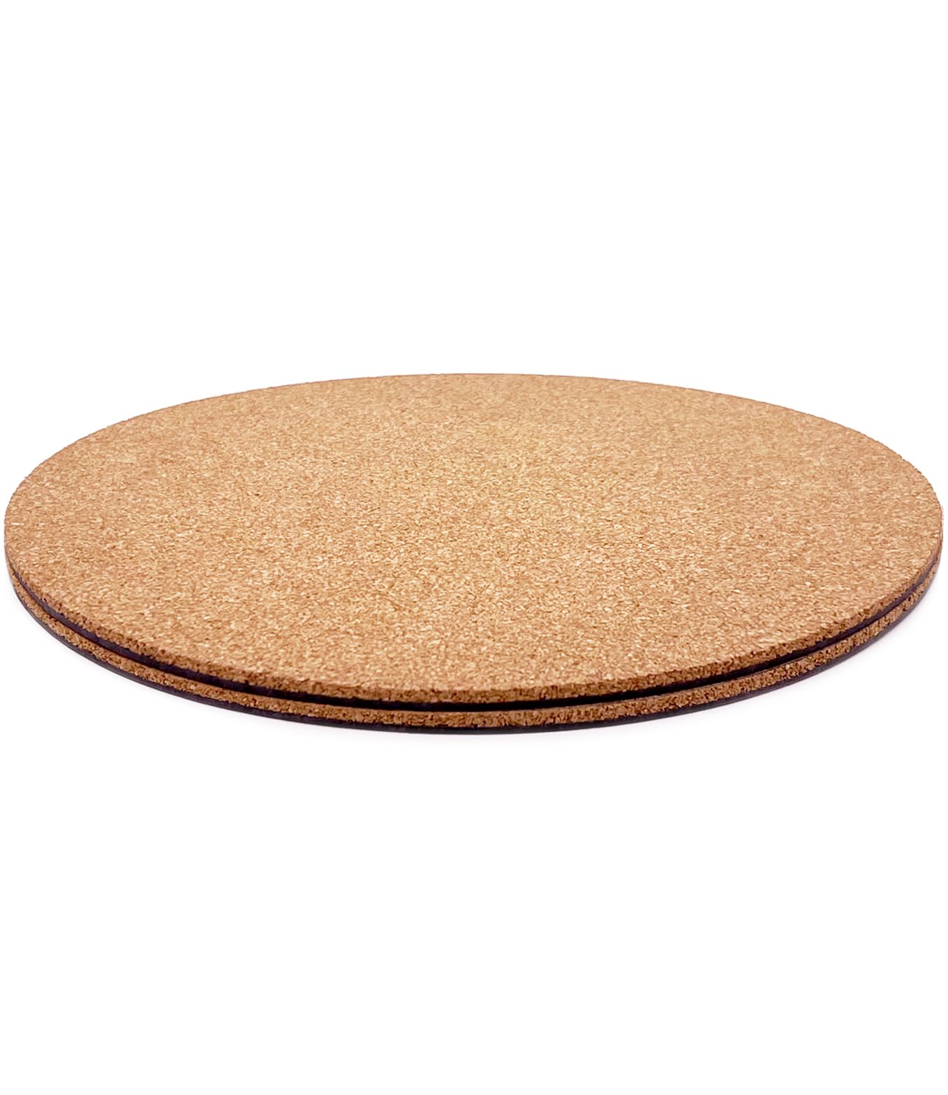 KITLAB Cork Plant Coasters, Double Layers Cork Plant Mats, 12 Inch, 2 Pcs