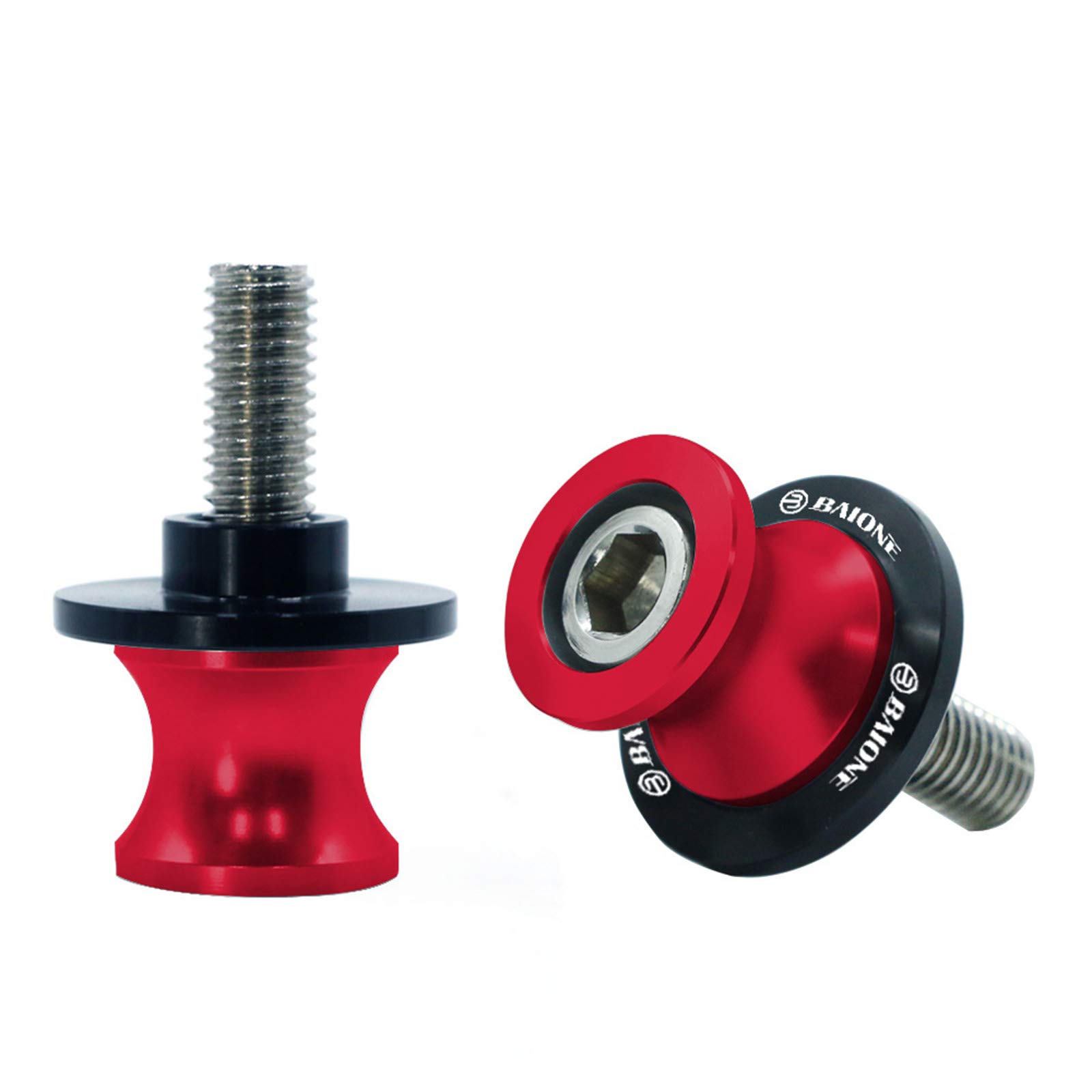 COPART 2pcs 8MM M8 Motorcycle Swingarm Spools Sliders CNC Swing Arm Stand Screw for Kawasaki Z650 Z800 Z900 Z1000 Z900 Z800