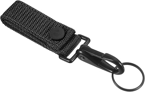 PATIKIL Llavero de nailon con correa de nailon para colgar con soporte de llave a presión