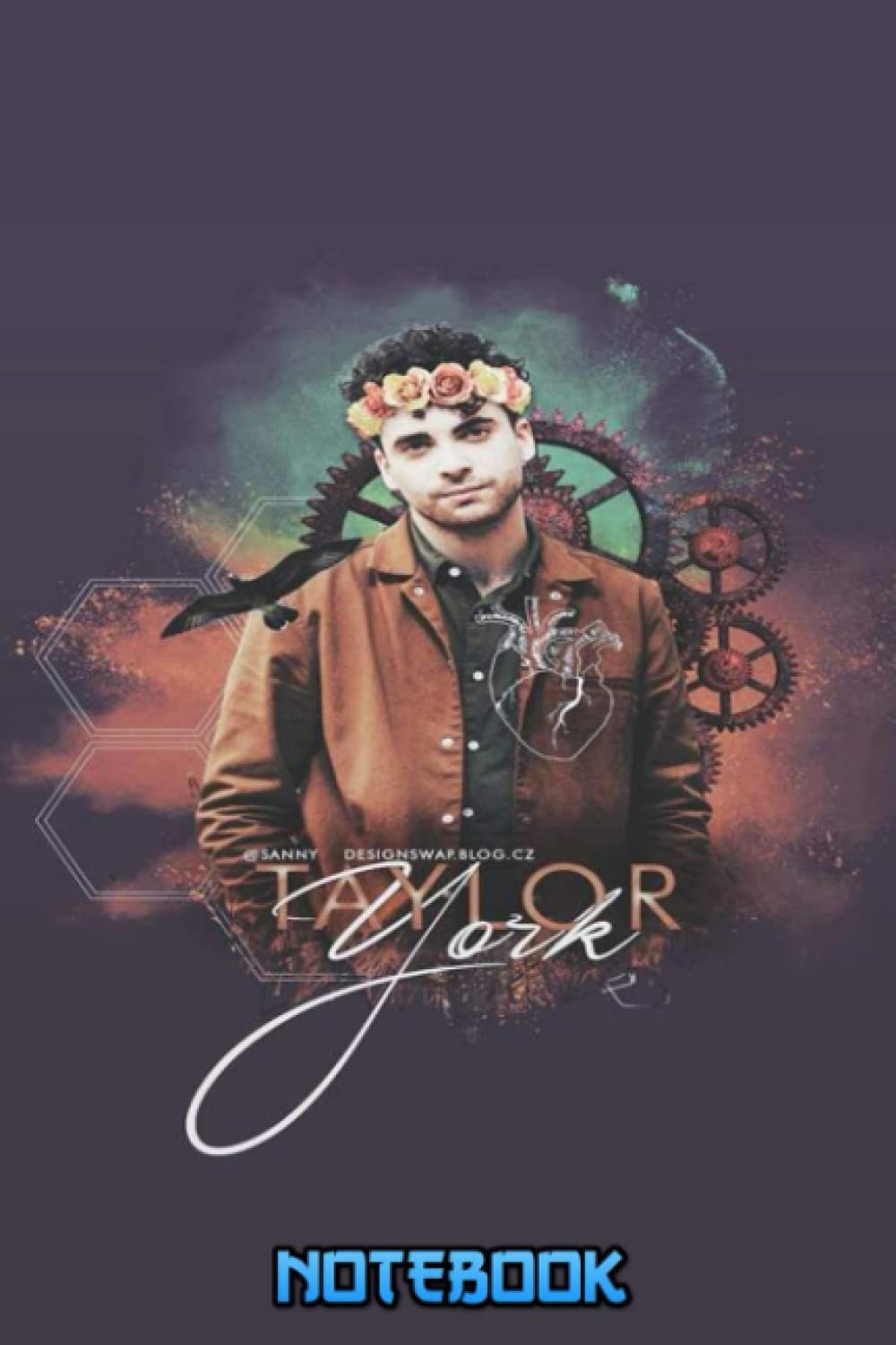 Notebook : Taylor York Notebook 100 Pages Lined Pages Journal For Home, Work , Students and Teens #630