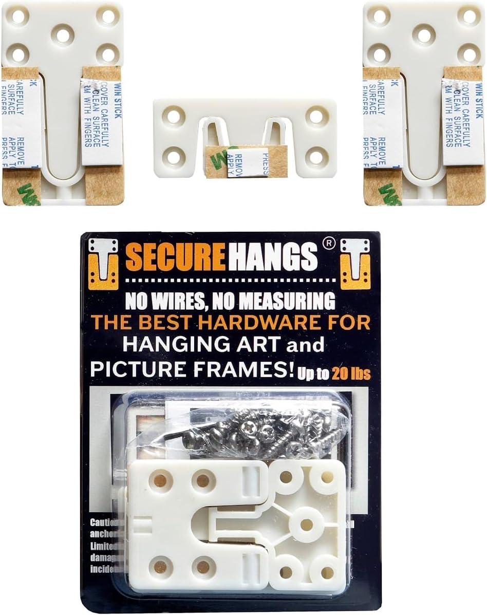 Double Hang Frame Hanging System for Frames 16"x20" and Larger Double Hang with