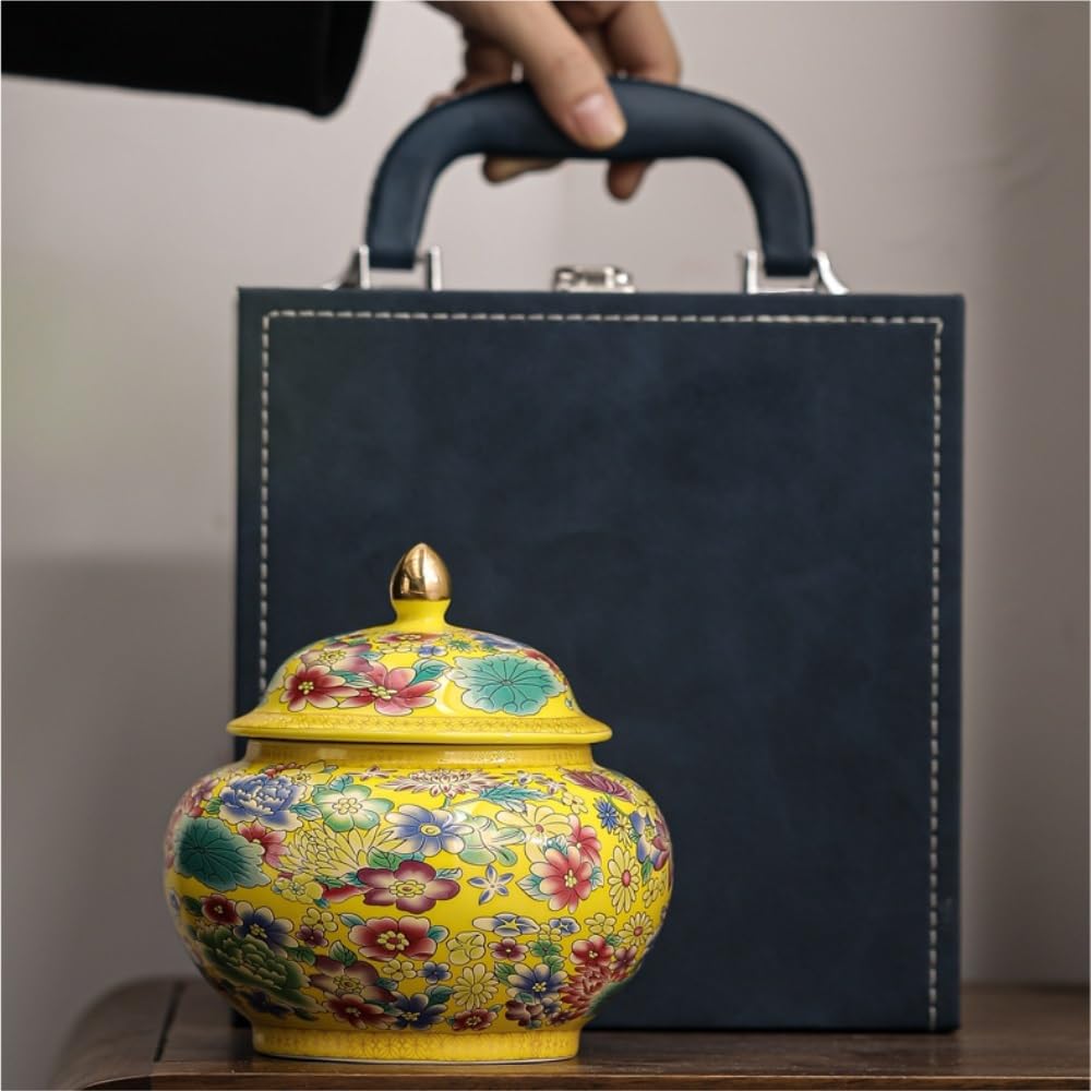 Ceramiczny dzbanek na herbatę Kreatywny emaliowany czajniczek, ceramiczny zapieczętowany dzbanek, chiński zestaw do herbaty, pojedynczy dzbanek/podwójny dzbanek, zestaw pudełek na prezent Herbata
