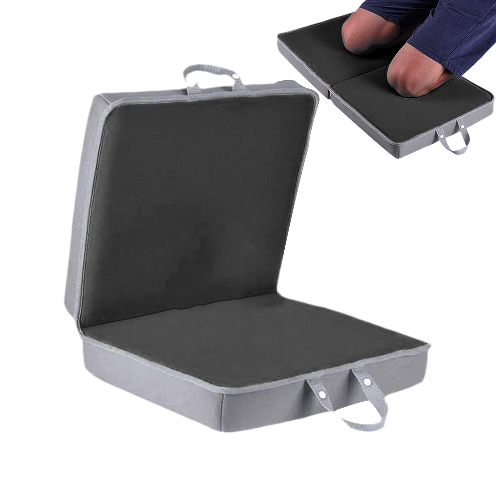 Genérico Almohadillas de Rodillas para Jardinería | Colchoneta para Jardinería con Asas | Cojín de Rodillas Antideslizante 60 x 34 x 5.6 cm para Baño Limpieza Trabajos Ejercicio