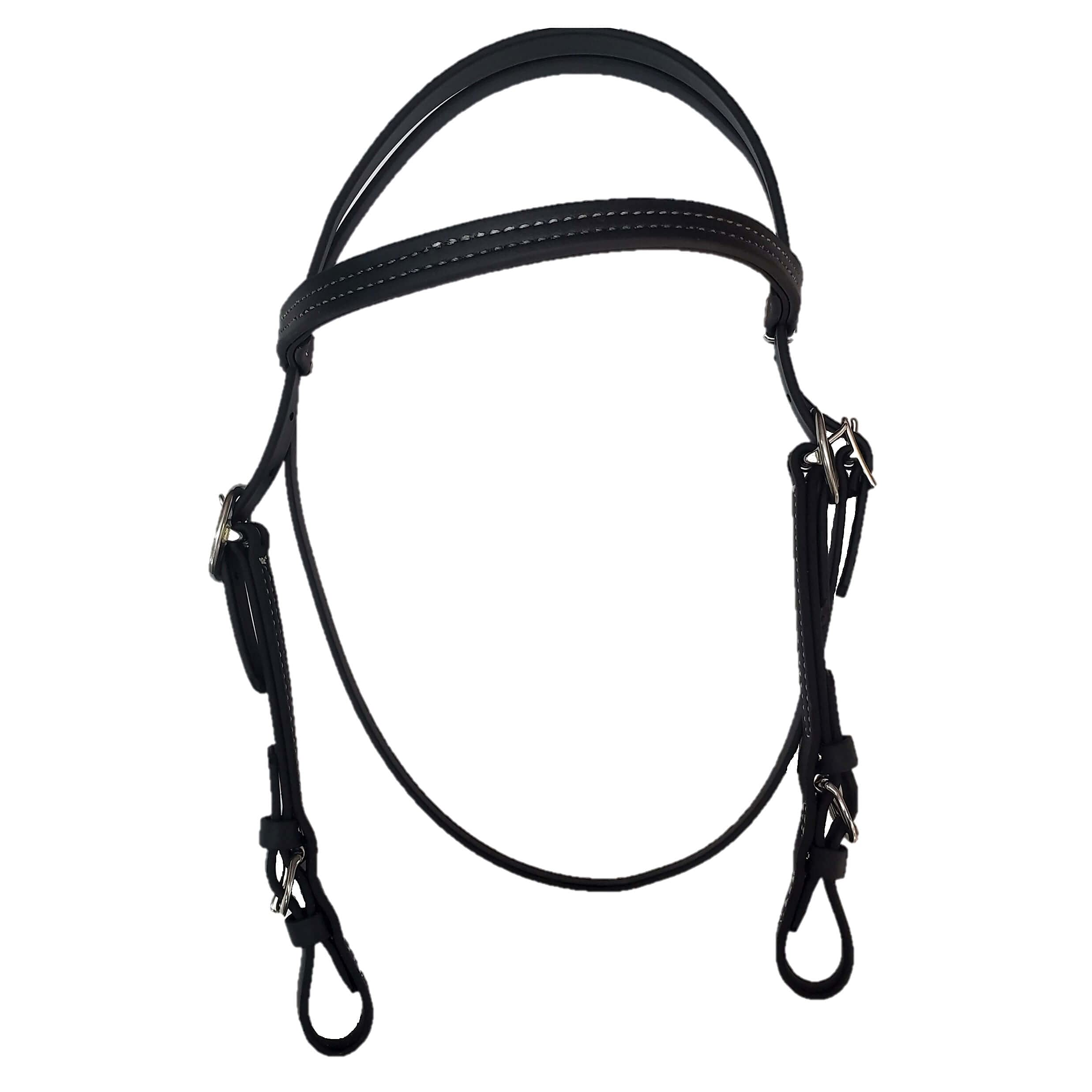 Bride Sans Mors Dr. Cook En Biothane Noir - Taille Cheval Moyen/grand, Occasion
