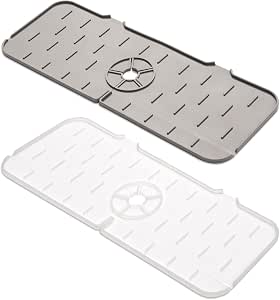Alfombrilla De Goteo Para Fregadero De Cocina - Silicona Resistente Al Calor, 40x32 Cm - Protege Encimera Y Seca Platos