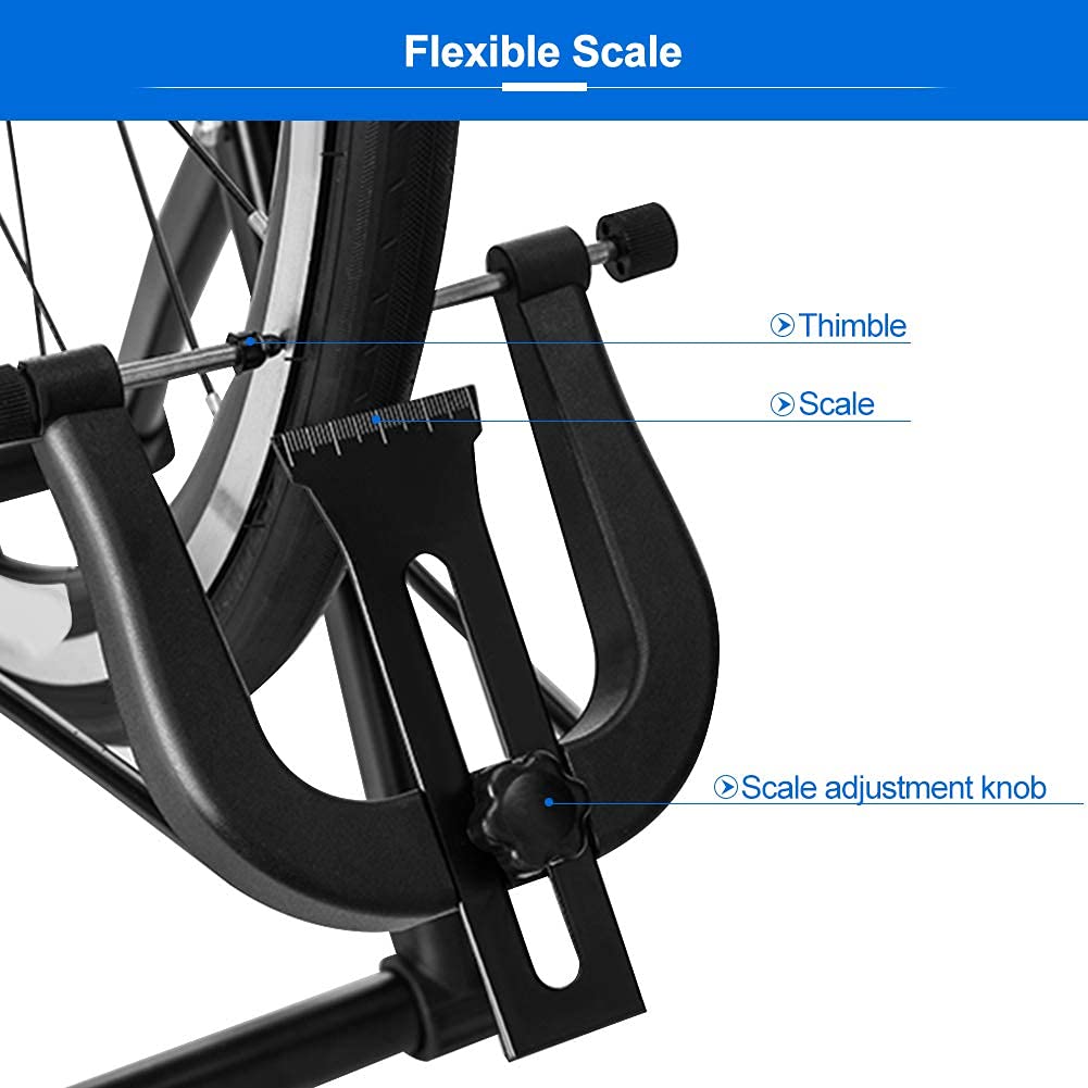 Centreur de Roue de Vélo, Support de Réparation pour Vélo, Support de Centrage pour Roues de Vélo, Entretien des Roues de Vélo pour Maison, Support de de Vélo, Convient à