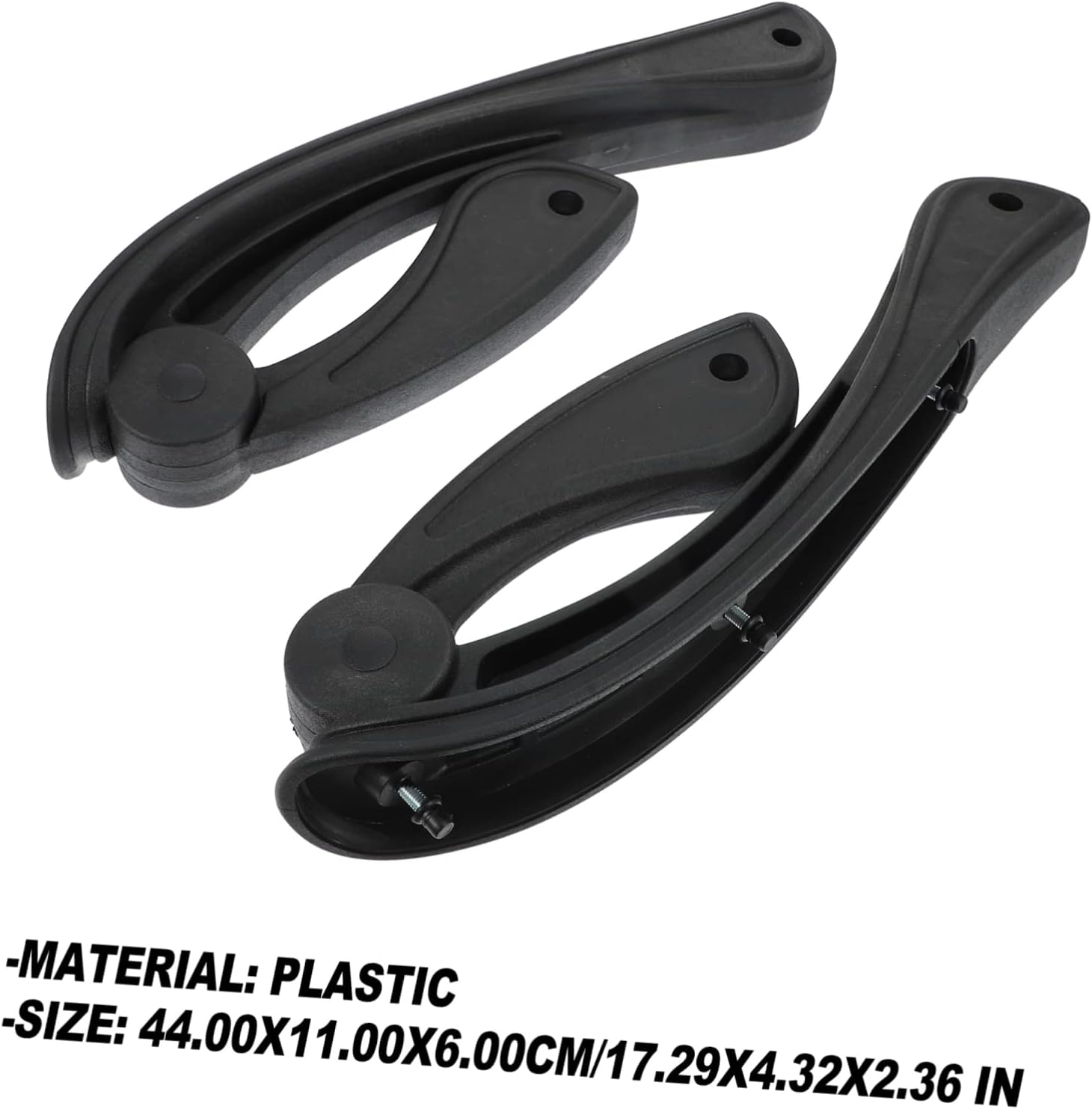 Sturdy Office Chair Movable Armrests for Easy Relaxation Swivel Armrest Handles for Desk Chair Gripper 1 Pair