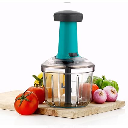 COOKTROVE Vegetable Chopper, Quick Hand Express Chopper, Pro Food Cutter, Easy to Chop Vegetables & Fruits - (Size - 900 ML)(Pack Of 1)