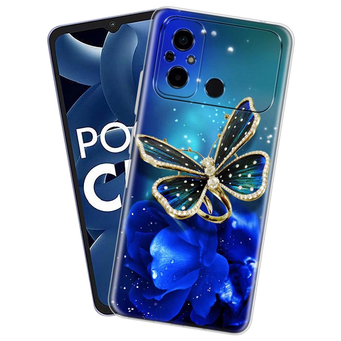 Fashionury Soft Silicon Slimfit Back Cover for Poco C55 Stylish Printed Back Cover for Poco C55 -D0029 (B0BX2VMKJ2) Amazon Price History, Amazon Price Tracker