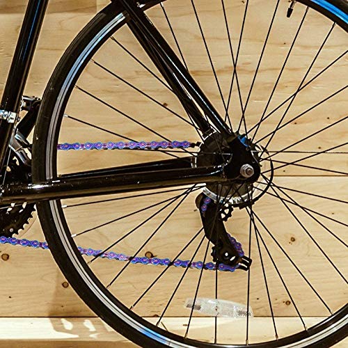 Fahrradkette 11 Speed ​​Fahrradkette Bunte Ultra Straßen-Fahrrad-Kette Durable Missing Link Regenbogen-Ketten for MTB Rennrad