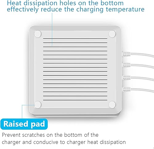 Miniatura 7 de Anbee Mini 3 Pro Multi estación de carga de batería, cargador rápido de carga paralela 6 en 1 compatible con DJI Mini 3 Pro RC Drone