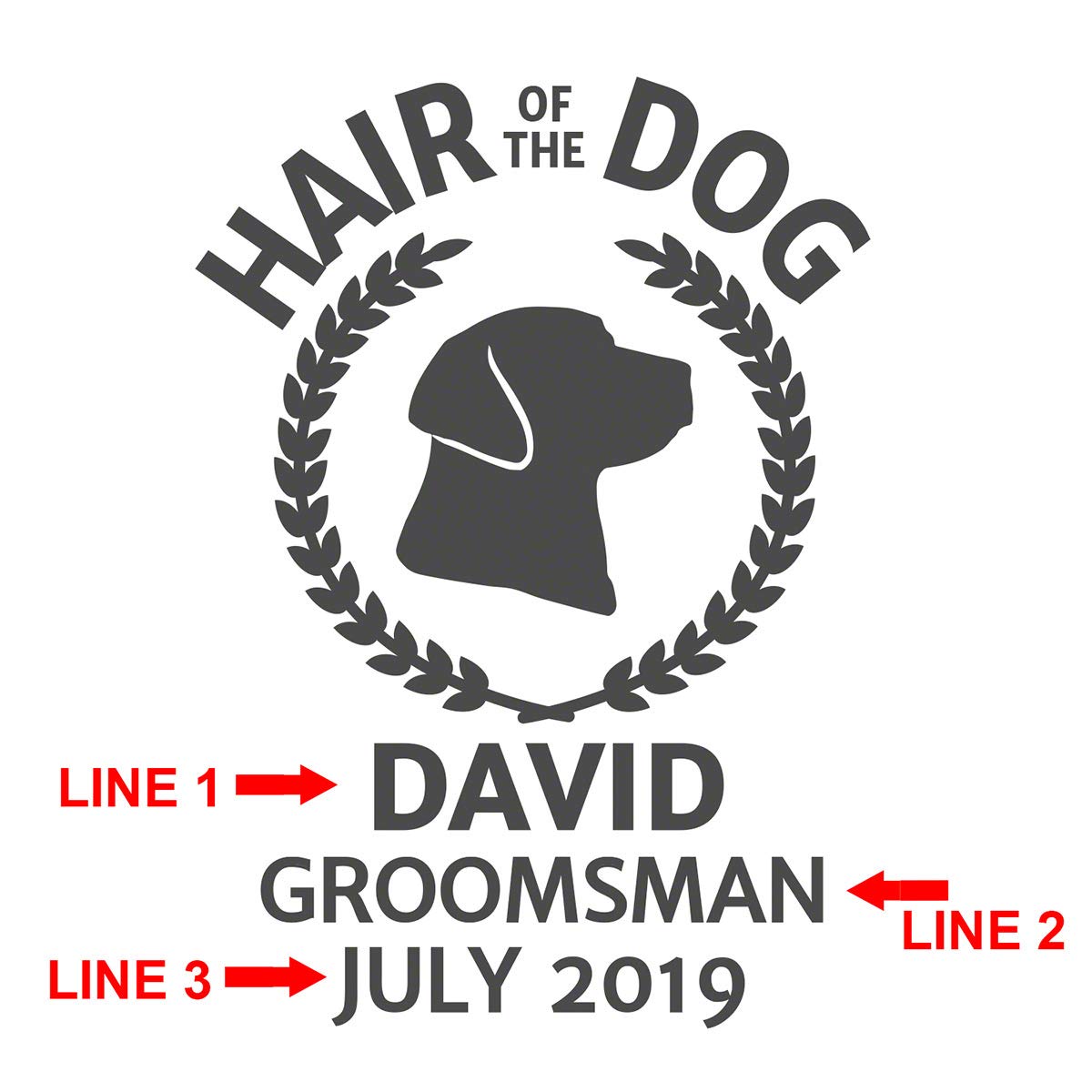 Personalized Beer Glass - Custom Engraved Beer Mug, Pint Glass, Pilsner Glass, Pitcher... | Add your own Engraved Text - Vintage Design (Pilsner Glass)