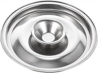 Vista 1 de DOITOOL Tapa para olla de leche de acero inoxidable, tapa universal de 3.9 pulgadas para ollas pequeñas, mini tapas reutilizables con asa en anillo