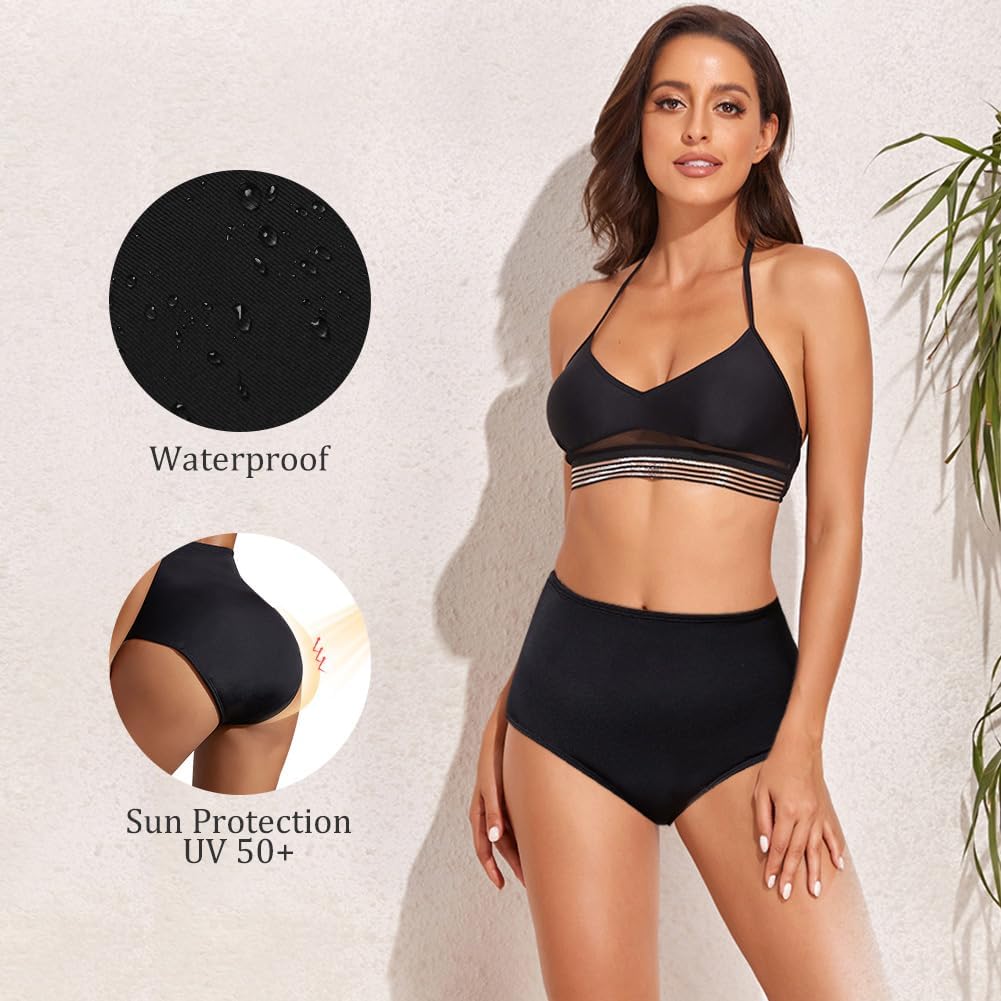 flintronic Spodnie bikini z okresami, S, czarny, S