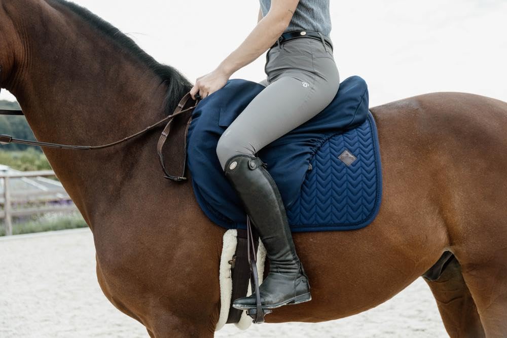 Housse de selle imperméable jumping marine
