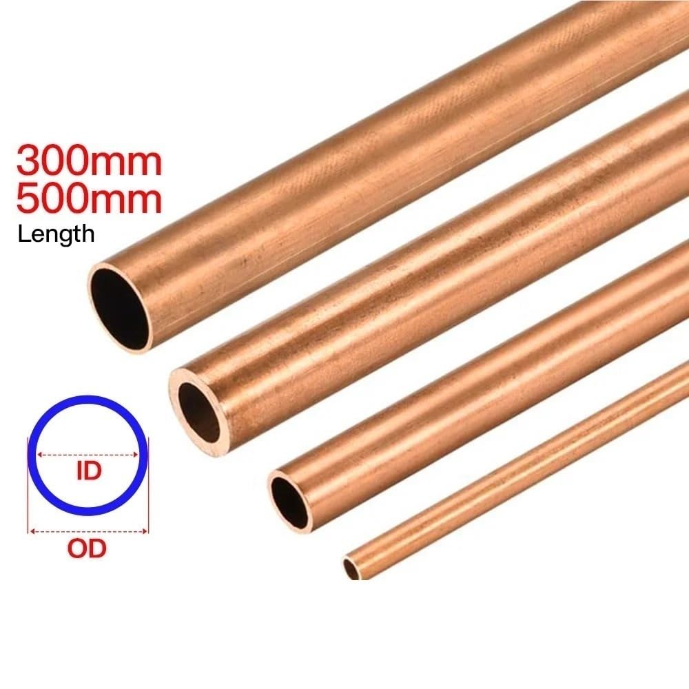 Tubo di rame tondo dritto cavo da 1 pezz0, tubo metallico con spessore della parete di 1 mm for unità di condizionamento deII'aria(500 * 16 * 14MM)