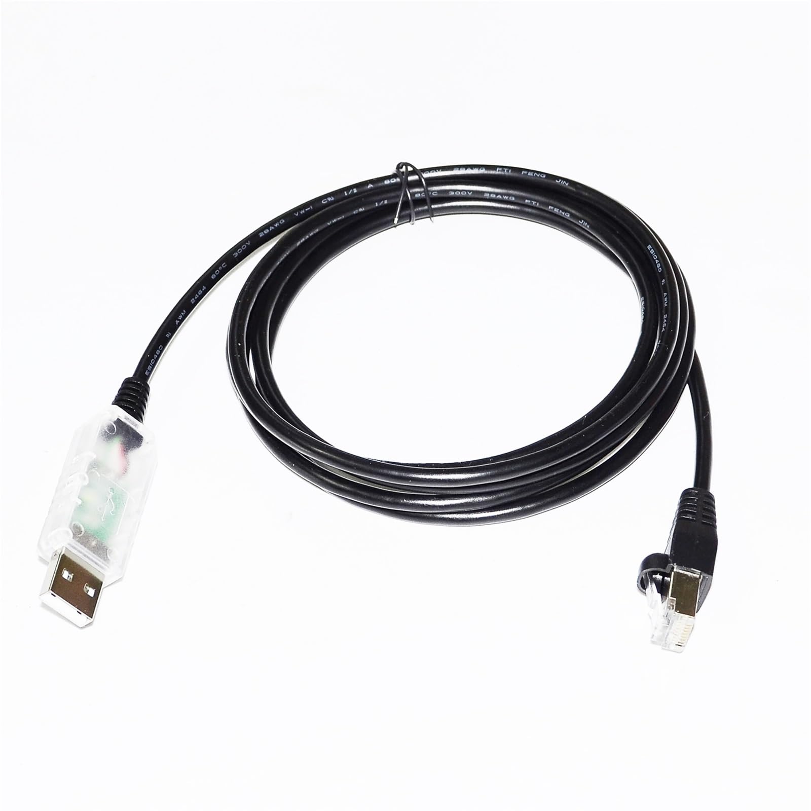 Câble USB vers RJ45 RS232 FT232RL anti-interférence liaison FID-N1 stable pour PC 3m