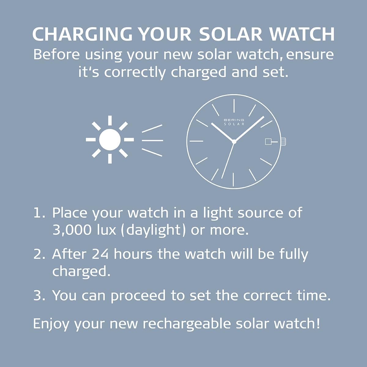 BERING Donna Analogico Solare Orologio con Cinturino in Acciaio inossidabile Cinturino e Vetro zaffiro BERING Donna Analogico Solare Orologio con Cinturino in Acciaio inossidabile Cinturino e Vetro zaffiro