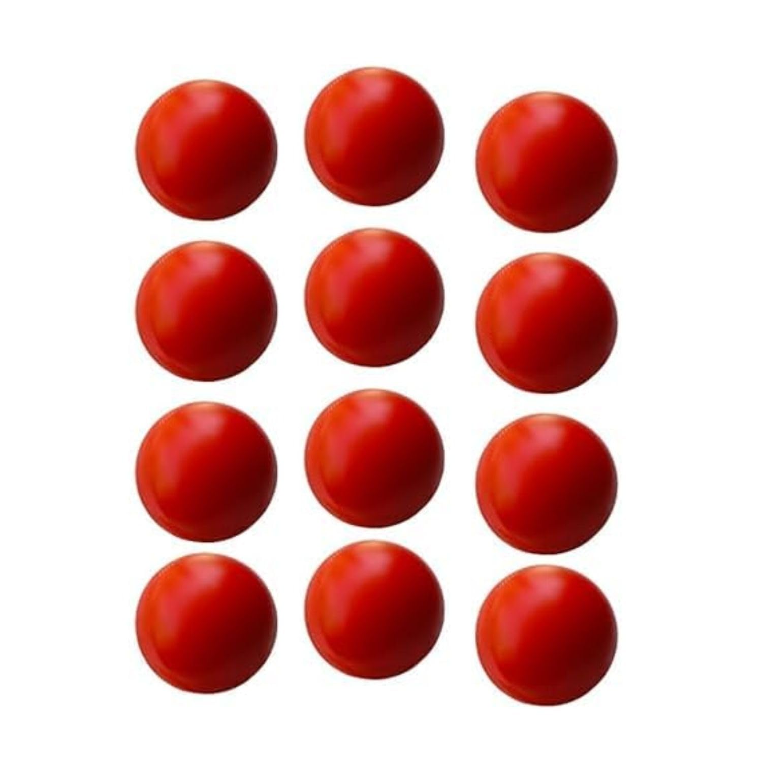 Plastic Cricket Training Balls 80gm | Heavy Duty Balls for Practice, Indoor & Outdoor Cricket | Hard Plastic Ball for Bounce & Bowling Drills (Red) (Pack of 12)-image-43