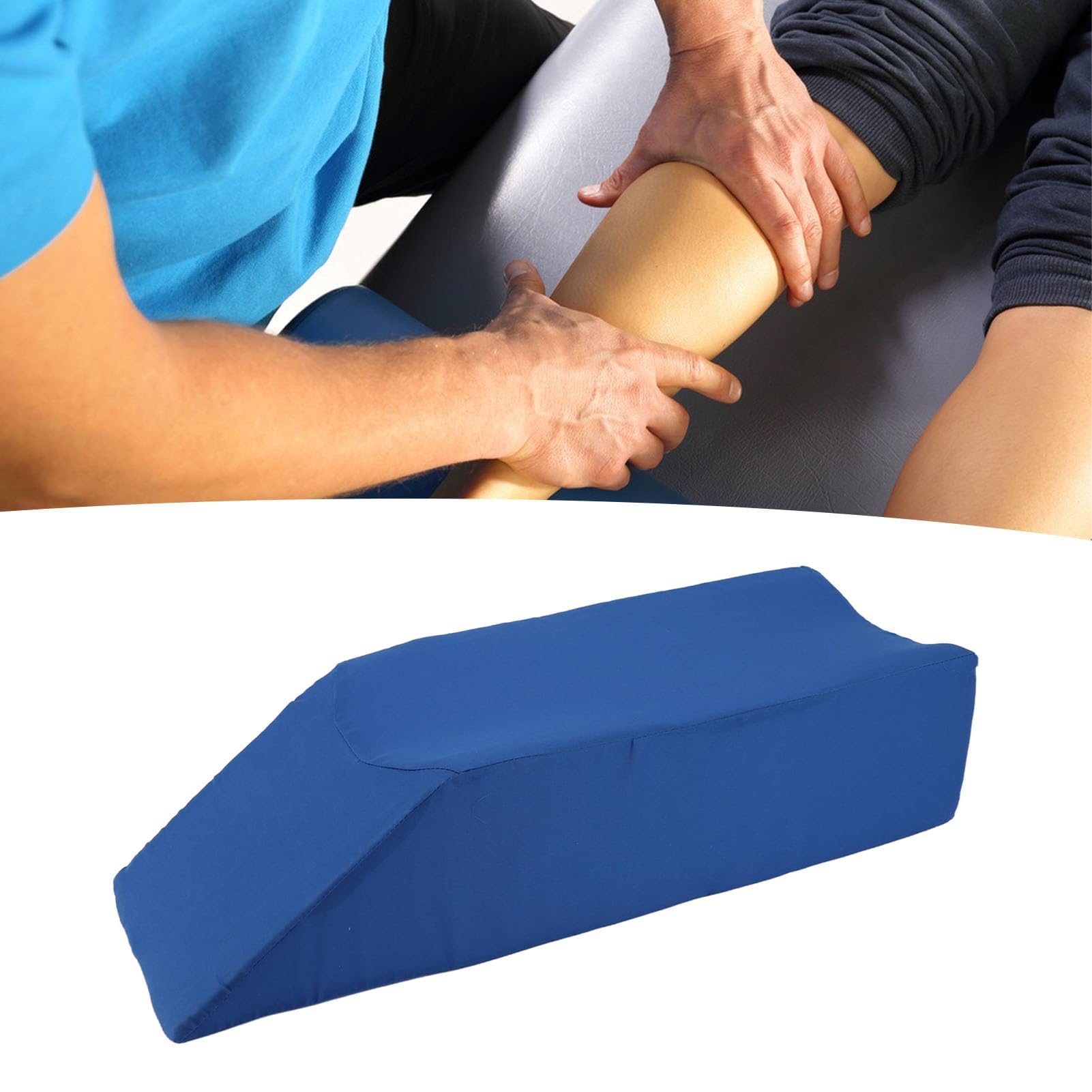 Almohada de Espuma Viscoelástica para Elevación de Piernas para Dormir, Leer, Descansar, Cirugía, Lesiones, Alivia el Dolor de Espalda, Cadera, Rodilla, Mejora la Circulación