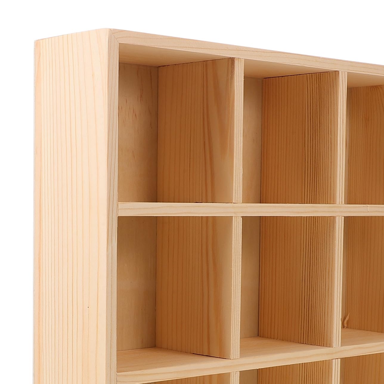 jojofuny Teebox aus Holz mit 9 Fächern Teebeutelhalter und Zuckerpäckchen Aufbewahrungsbox Multifunktionaler Küchenorganizer für Kaffee und Snacks