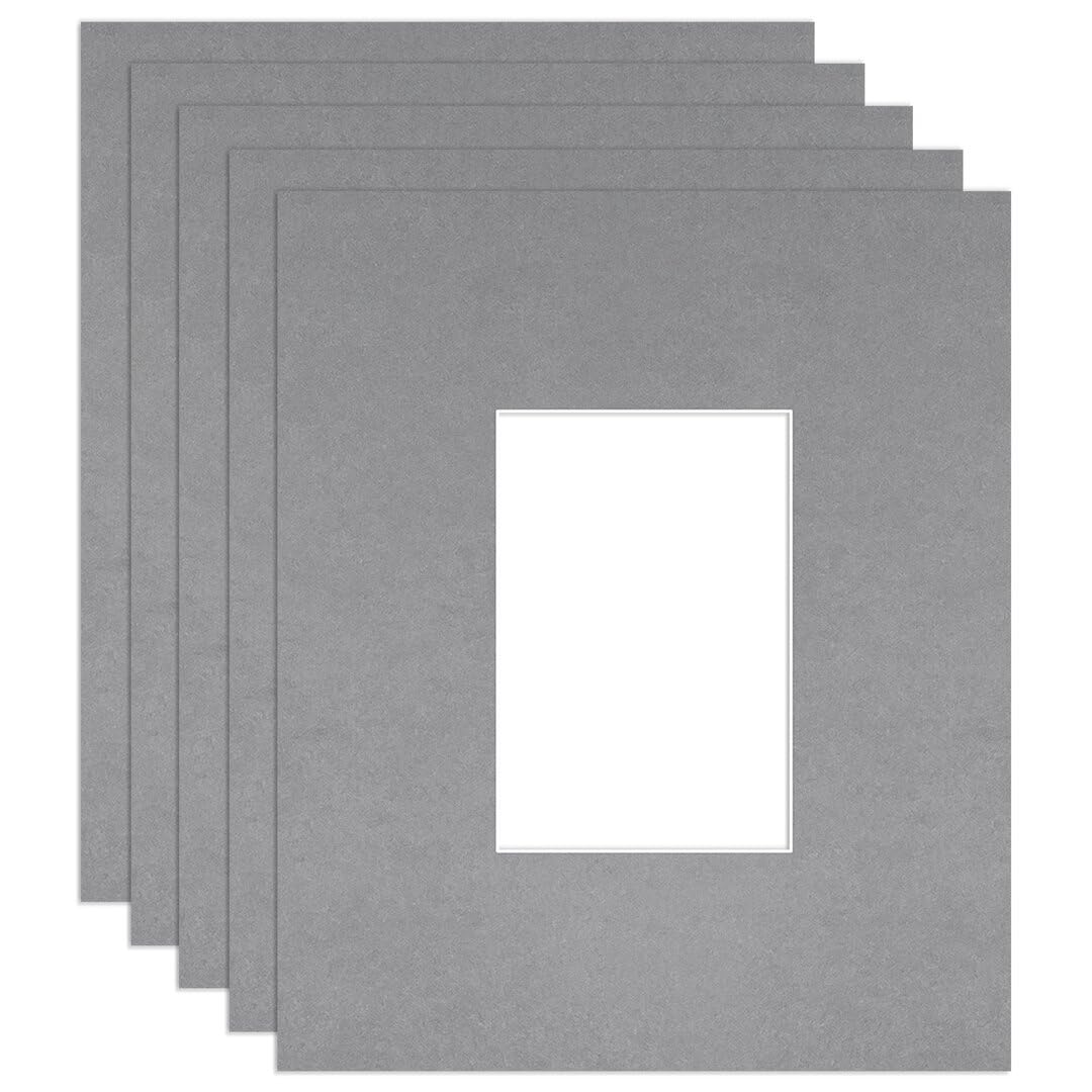 Procut Global 12x10" Mid Grey Picture Mounts - Fits 6x4" Photo Size โ image 1