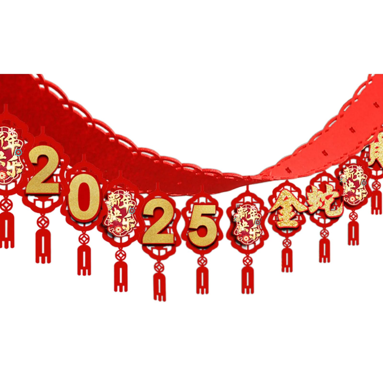 2025 Snake Year Decoration Spring Festival Hanging Decoration Home Shop Spring Festival Celebration Chinese New Year Decoration