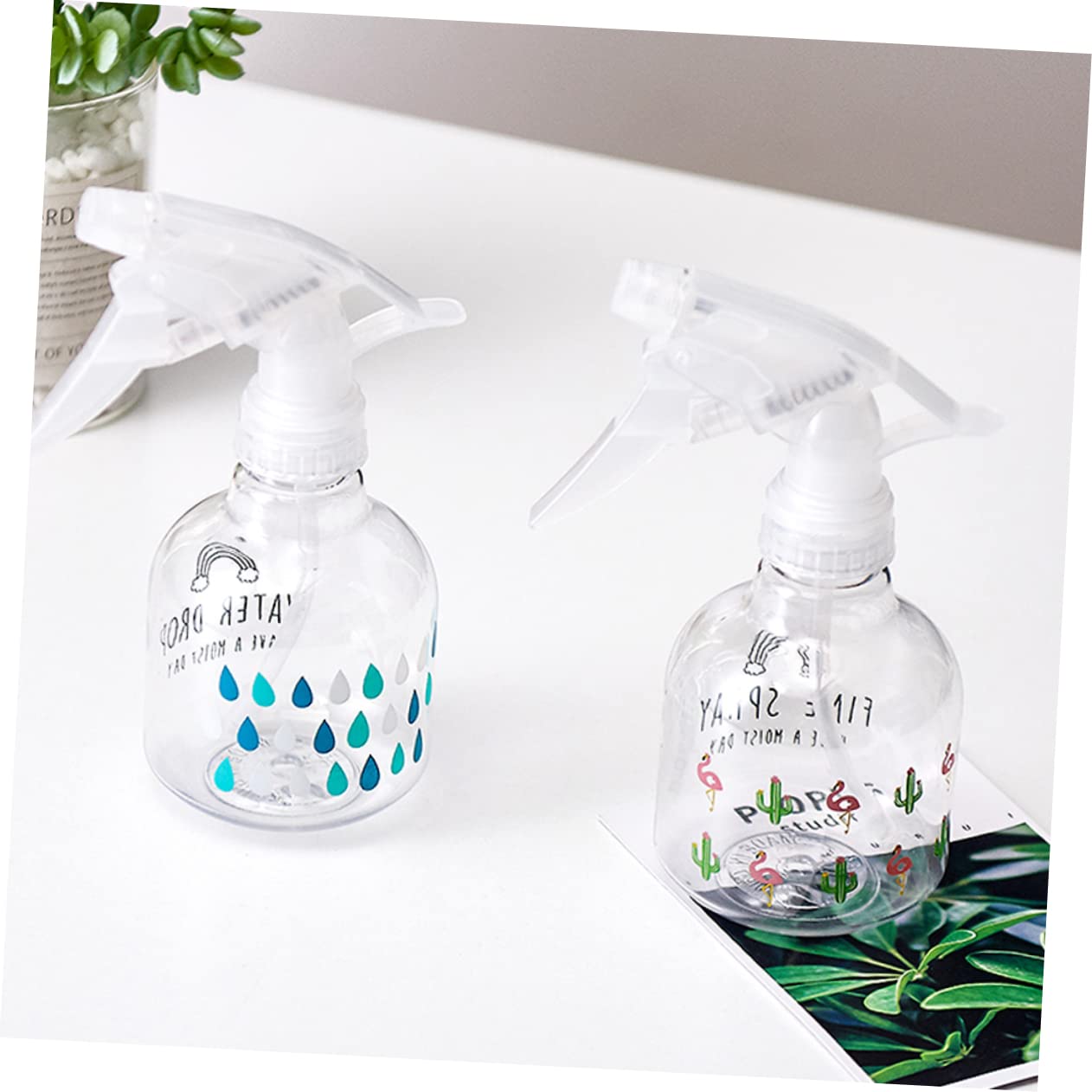 Healeved 6pièces Bouteille De Pulvérisation Multifonctionnelle Étanche Pour Jardinage Et Cosmétiques Flacon Rechargeable Avec Pulvérisateur à Brumisation Fine Pour Plantes Et Soins