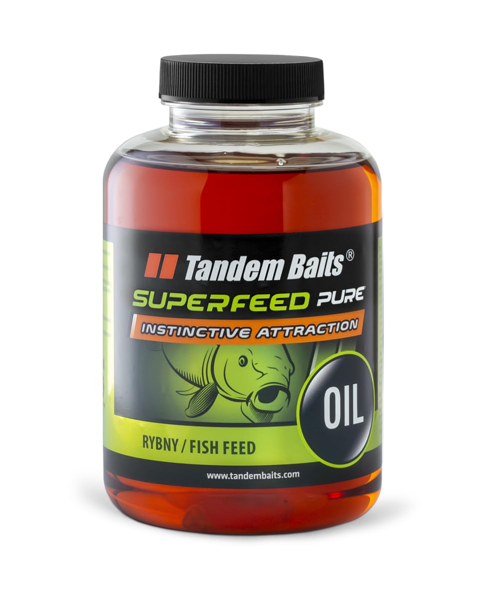 Tandem Baits SuperFeed Pure olej rybny, intensywny aromat, przynęta do wędkowania karpi, bez wysiłku, przynęta na duże ryby, akcesoria dla profesjonalistów i wędkarzy hobbystów