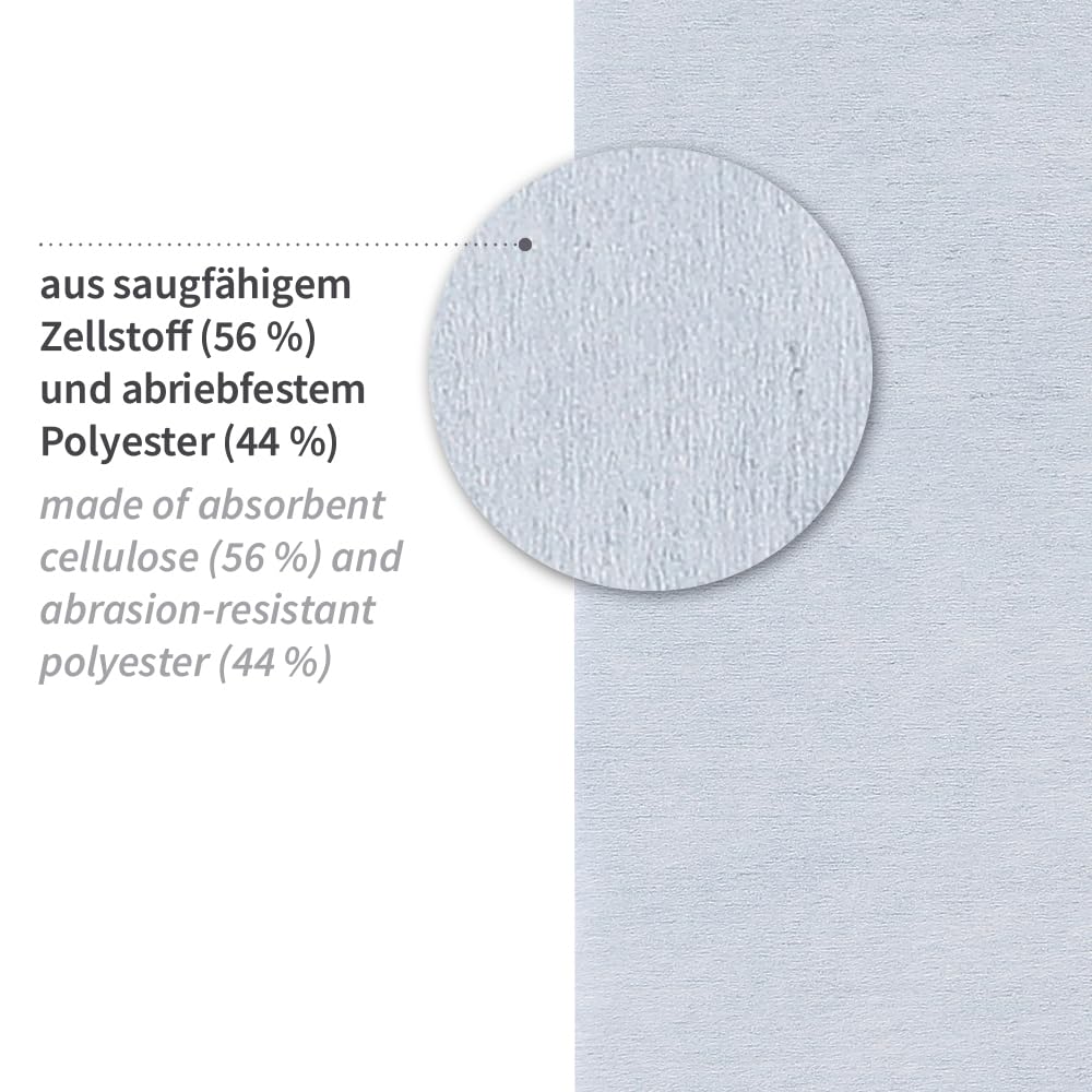 700 Stück Hygoclean Werkstatttücher | Zellulose/Polyester, gelegt, grau, L: 42cm, B: 38cm, Werkstatttücher, Putztücher, Werkstatt Lappen