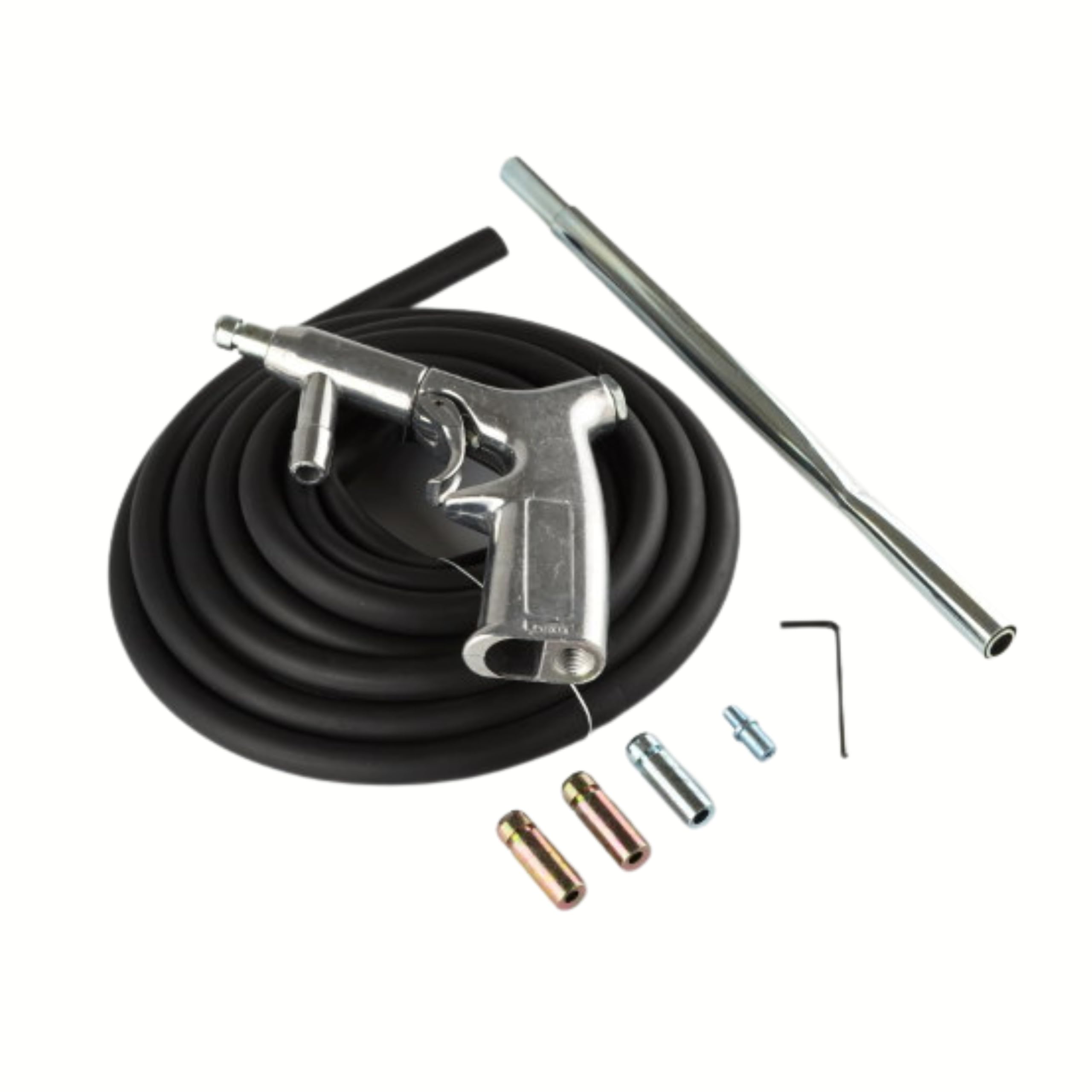 ATE Pro. Tools - Sand Blaster Kit, Sandblaster Siphon Feed Gun Nozzle, Sand Blasting Gun with 10 ft. Hose, Abrasive Blaster Nozzle Gun, Removes Paint, Stain, Rust, Grime