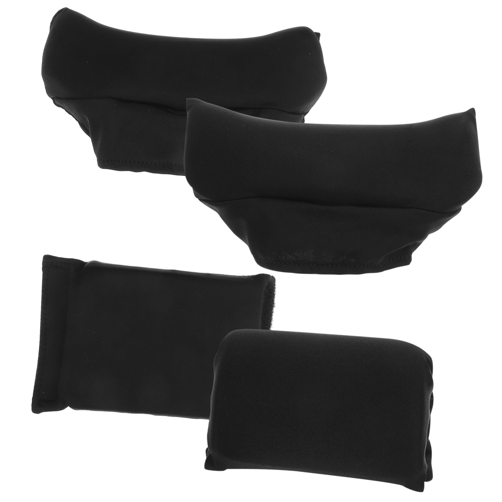 Didiseaon 2 Juegos Andador Con Muletas Suministros Para Muletas Cubierta De Muleta Para Axilas Mango De Bastón Almohadillas Para Las Axilas Cubre Muletas Espuma De Memoria Black