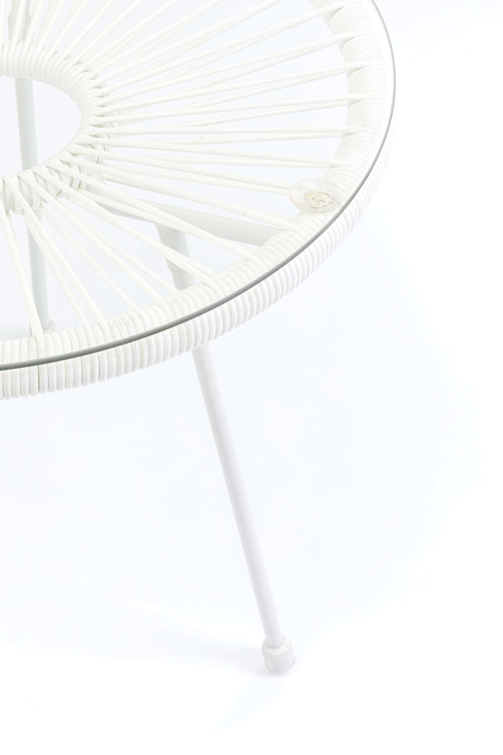 Kare Salon de Jardin Acapulco Mono Blanc Design