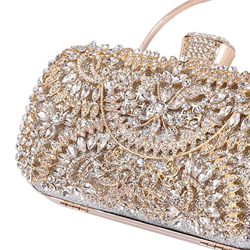Sac soirée argent rectangle avec chaîne pour mariages et réceptions élégantes - 2