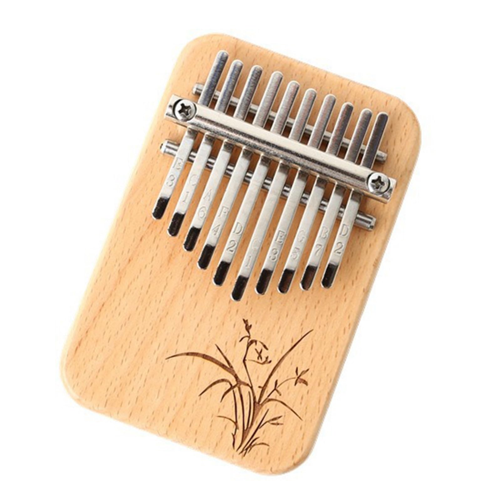Kalimba Strumento Musicale Pianoforte Per Pollice Kalimba A 10 Note Pianoforte Per Strumenti Musicali Kalimba Per Principianti A Dieci Note Pianoforte A Doppio Dito(Wood)